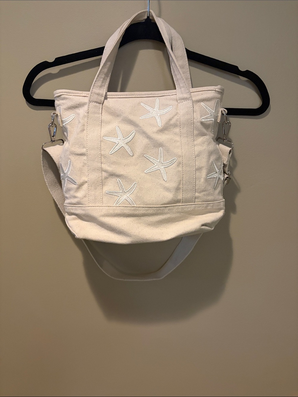 C&C California | Cream Canvas Bag Starfish
